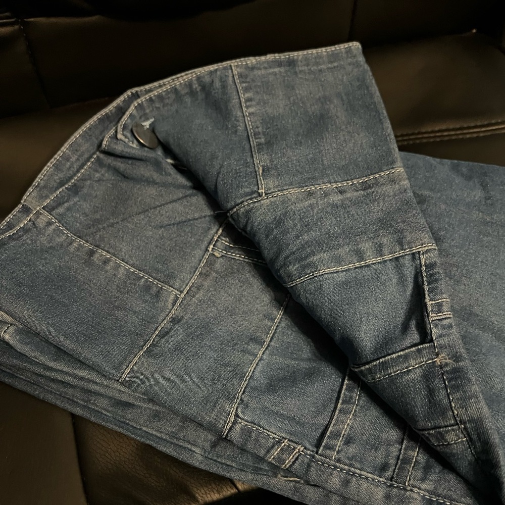 Blue High-Waisted Skinny Jeans - Picture 5 of 5